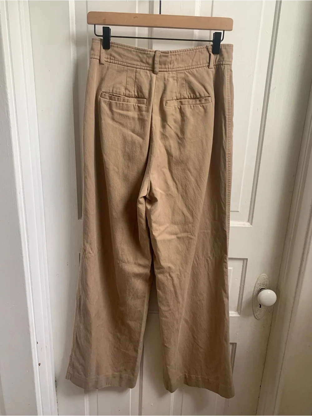 Everlane The Draper Pleated Trouser Pant Tan Brown Size 6